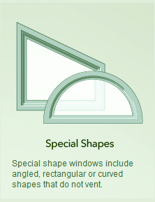 different shaped windows